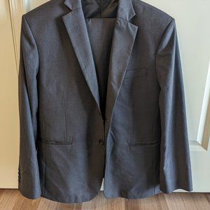Two-piece, Charcoal Gray Custom Suit